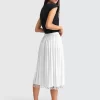 Belle & Bloom Mixed Feeling Reversible Skirt - White Hot