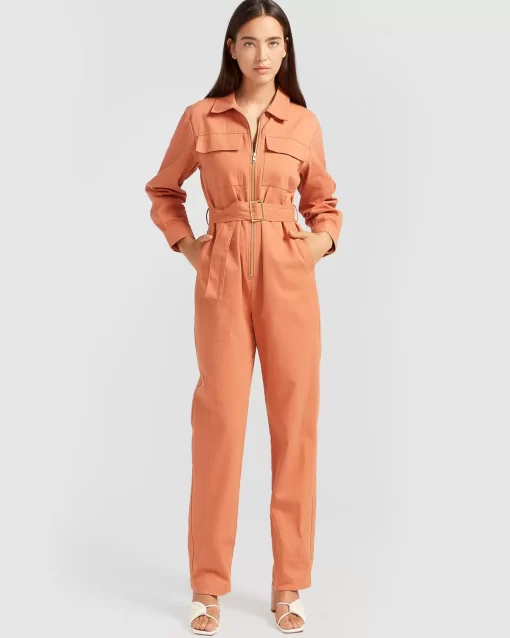 Belle & Bloom Montana Utility Jumpsuit - Sienna Cheap