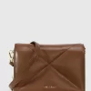 Belle & Bloom Moonlit Drive Leather Crossbody Bag - Camel Discount