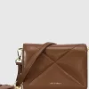 Belle & Bloom Moonlit Drive Leather Crossbody Bag - Camel Discount