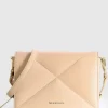 Belle & Bloom Moonlit Drive Leather Crossbody Bag - Latte Cheap