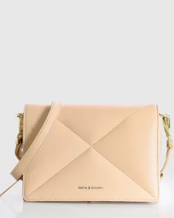 Belle & Bloom Moonlit Drive Leather Crossbody Bag - Latte Best