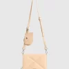 Belle & Bloom Moonlit Drive Leather Crossbody Bag - Latte Cheap