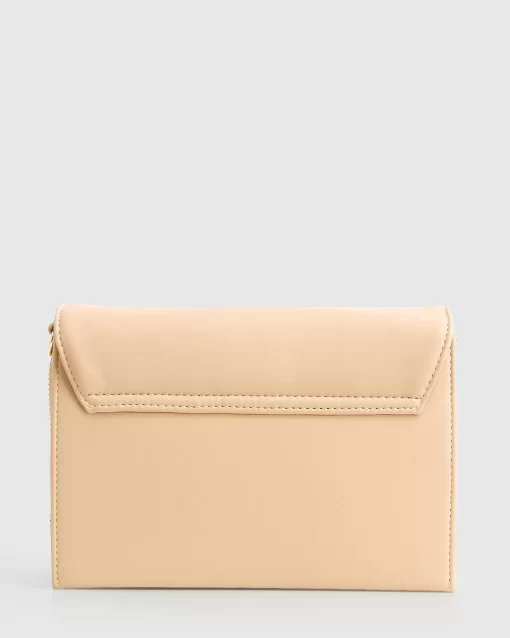 Belle & Bloom Moonlit Drive Leather Crossbody Bag - Latte Cheap