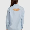 Belle & Bloom My Girl Oversized Shirt - Duck Egg Blue Sale