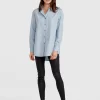 Belle & Bloom My Girl Oversized Shirt - Duck Egg Blue Sale