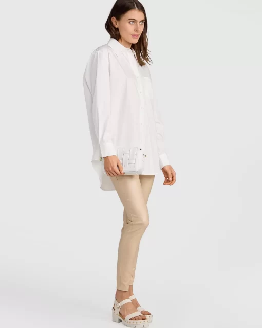 Belle & Bloom My Girl Oversized Shirt - White Cheap