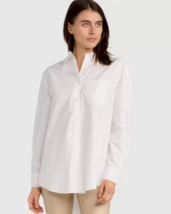 Belle & Bloom My Girl Oversized Shirt - White Fashion