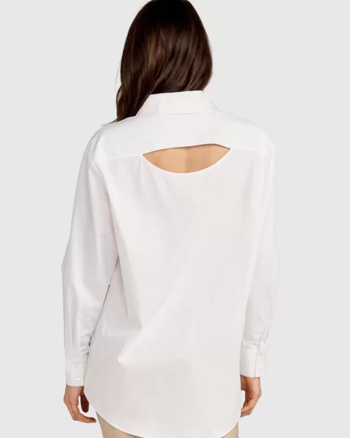 Belle & Bloom My Girl Oversized Shirt - White Fashion