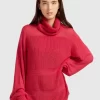 Belle & Bloom Nevermind Sheer Panelled Knit - Watermelon Discount