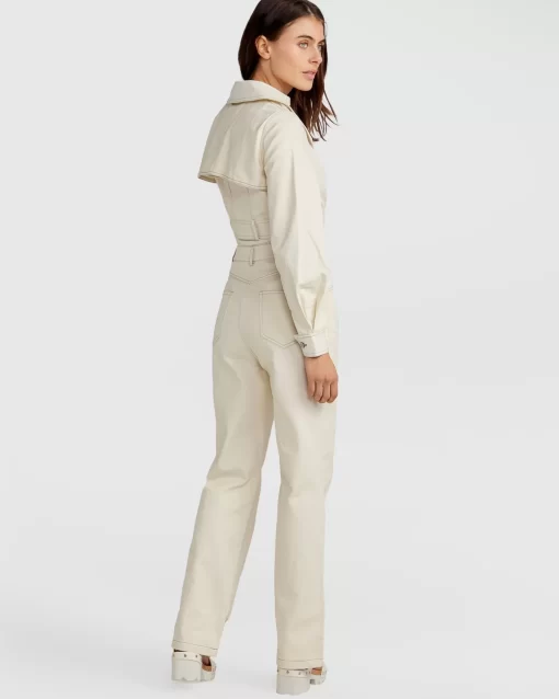 Belle & Bloom Obsessed Straight Leg Pant - Ivory Best Sale