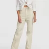 Belle & Bloom Obsessed Straight Leg Pant - Ivory Best Sale