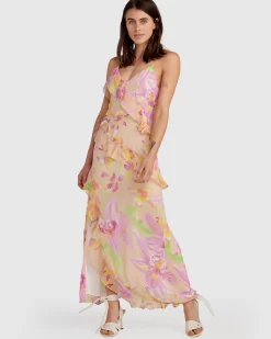 Belle & Bloom Ocean Eyes Limited Edition Silk Maxi Dress - Floral Store