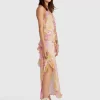 Belle & Bloom Ocean Eyes Limited Edition Silk Maxi Dress - Floral Store