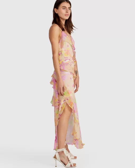 Belle & Bloom Ocean Eyes Limited Edition Silk Maxi Dress - Floral Store