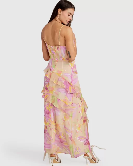 Belle & Bloom Ocean Eyes Limited Edition Silk Maxi Dress - Floral Store