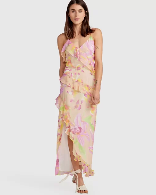 Belle & Bloom Ocean Eyes Limited Edition Silk Maxi Dress - Floral Store