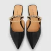 Belle & Bloom On The Go Leather Flat - Black Flash Sale