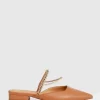 Belle & Bloom On The Go Leather Flat - Camel Clearance