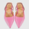 Belle & Bloom On The Go Leather Flat - Hot Pink Shop