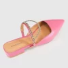 Belle & Bloom On The Go Leather Flat - Hot Pink Shop