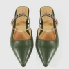 Belle & Bloom On The Go Leather Flat - Khaki Flash Sale