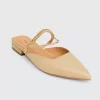 Belle & Bloom On The Go Leather Flat - Sand Store