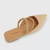 Belle & Bloom On The Go Leather Flat - Sand Store