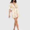 Belle & Bloom Open Arms Cut Out Dress - Floral Bouquet Fashion