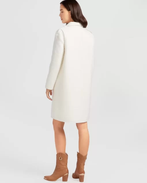 Belle & Bloom Palm City Wool Blend Coat - Cream Store