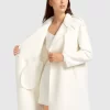 Belle & Bloom Palm City Wool Blend Coat - Cream Store