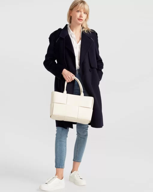 Belle & Bloom Palm City Wool Blend Coat - Navy Best