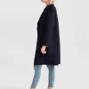 Belle & Bloom Palm City Wool Blend Coat - Navy Best Sale