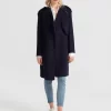 Belle & Bloom Palm City Wool Blend Coat - Navy Best Sale