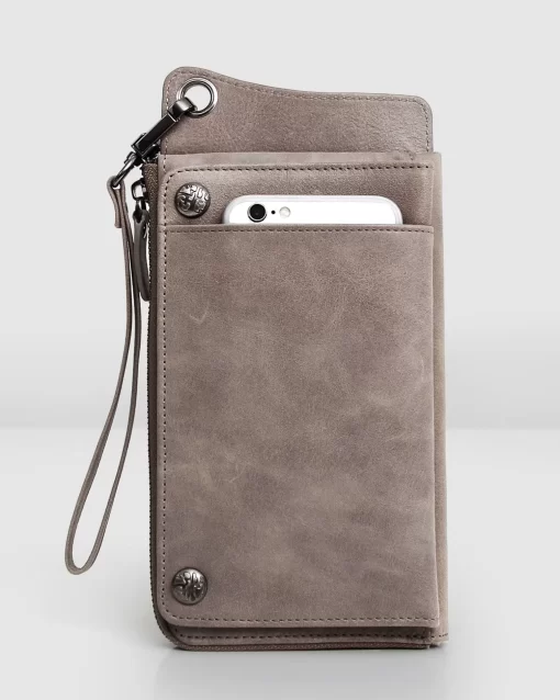 Belle & Bloom Penelope Leather Wallet - Ash Outlet