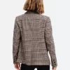 Belle & Bloom Piccadilly Wool Blend Plaid Blazer - Oat Shop