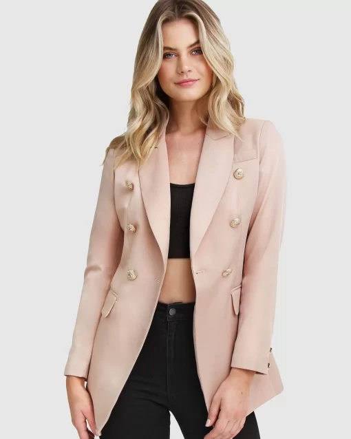 Belle & Bloom Princess Polina Blazer - Blush Final Sale Best