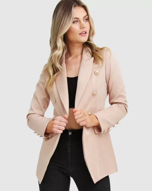 Belle & Bloom Princess Polina Blazer - Blush Final Sale Best