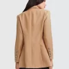 Belle & Bloom Princess Polina Textured Weave Blazer - Camel Fashion