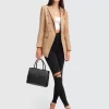 Belle & Bloom Princess Polina Textured Weave Blazer - Camel Fashion