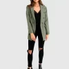 Belle & Bloom Princess Polina Textured Weave Blazer - Military Fashion