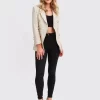 Belle & Bloom Princess Polina Tweed Blazer - Beige Marle Discount