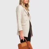 Belle & Bloom Princess Polina Tweed Blazer - Beige Marle Discount