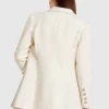 Belle & Bloom Princess Polina Tweed Blazer - Cream Discount