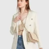 Belle & Bloom Princess Polina Tweed Blazer - Cream Discount