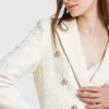 Belle & Bloom Princess Polina Tweed Blazer - Cream Discount