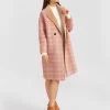 Belle & Bloom Publisher Double-Breasted Wool Blend Coat - Iced Vovo Check Store