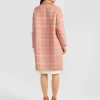 Belle & Bloom Publisher Double-Breasted Wool Blend Coat - Iced Vovo Check Store