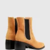 Belle & Bloom Remember Tonight Suede Chelsea Boot - Camel Final Sale Best