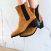 Belle & Bloom Remember Tonight Suede Chelsea Boot - Camel Final Sale Best